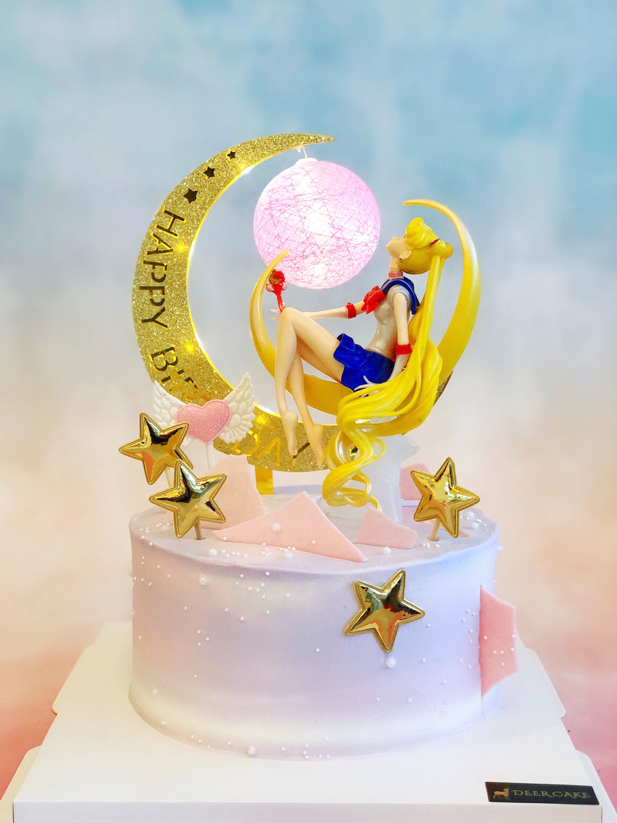 Sailor Moon Cake Topper Set – Figuren Für Kuchendekoration – Geburtstagsparty Deko