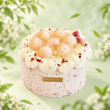 抹茶玫瑰荔枝 Matcha Rose Lychee Cake