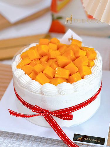 Mango cream cake