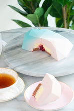 Pink and Blue Mousse