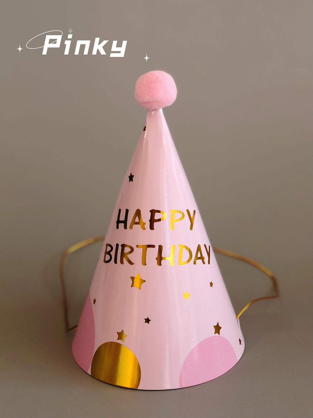 Birthday hat Pinky
