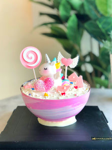 Planet Cake with Unicorn