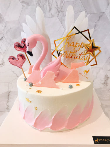 Flamingo Chiffon Cake